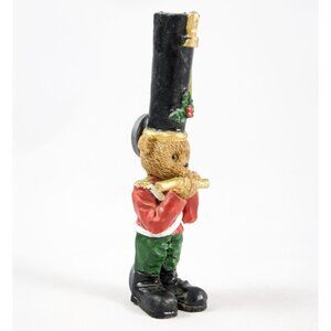 Christhomas 1995 Toy Soldier Bear with Flute Fridge Magnet Christmas Holiday